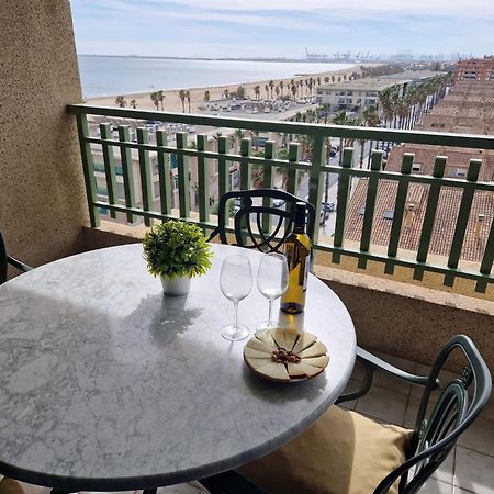 Apartamento Primera Linea De Playa Patacona Valencia Exterior foto