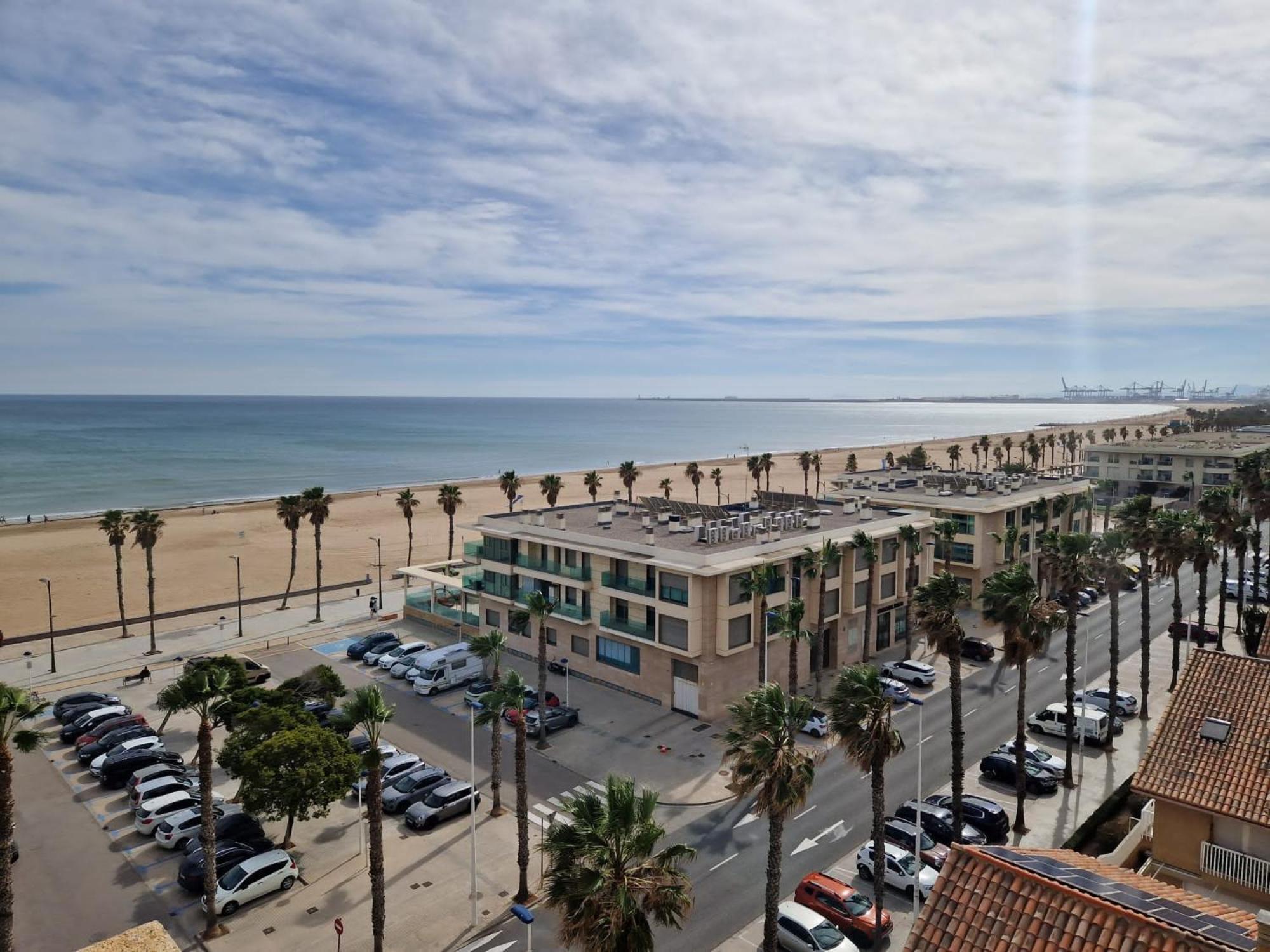 Apartamento Primera Linea De Playa Patacona Valencia Exterior foto