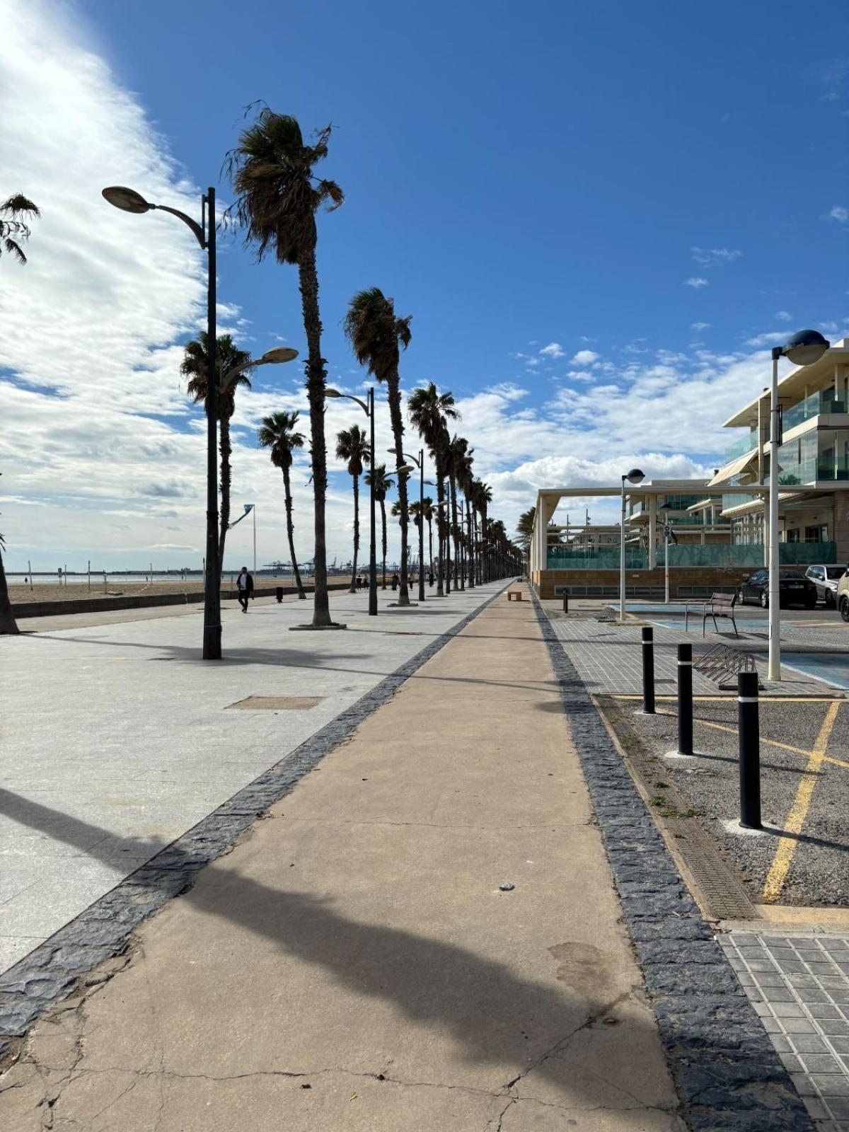 Apartamento Primera Linea De Playa Patacona Valencia Exterior foto